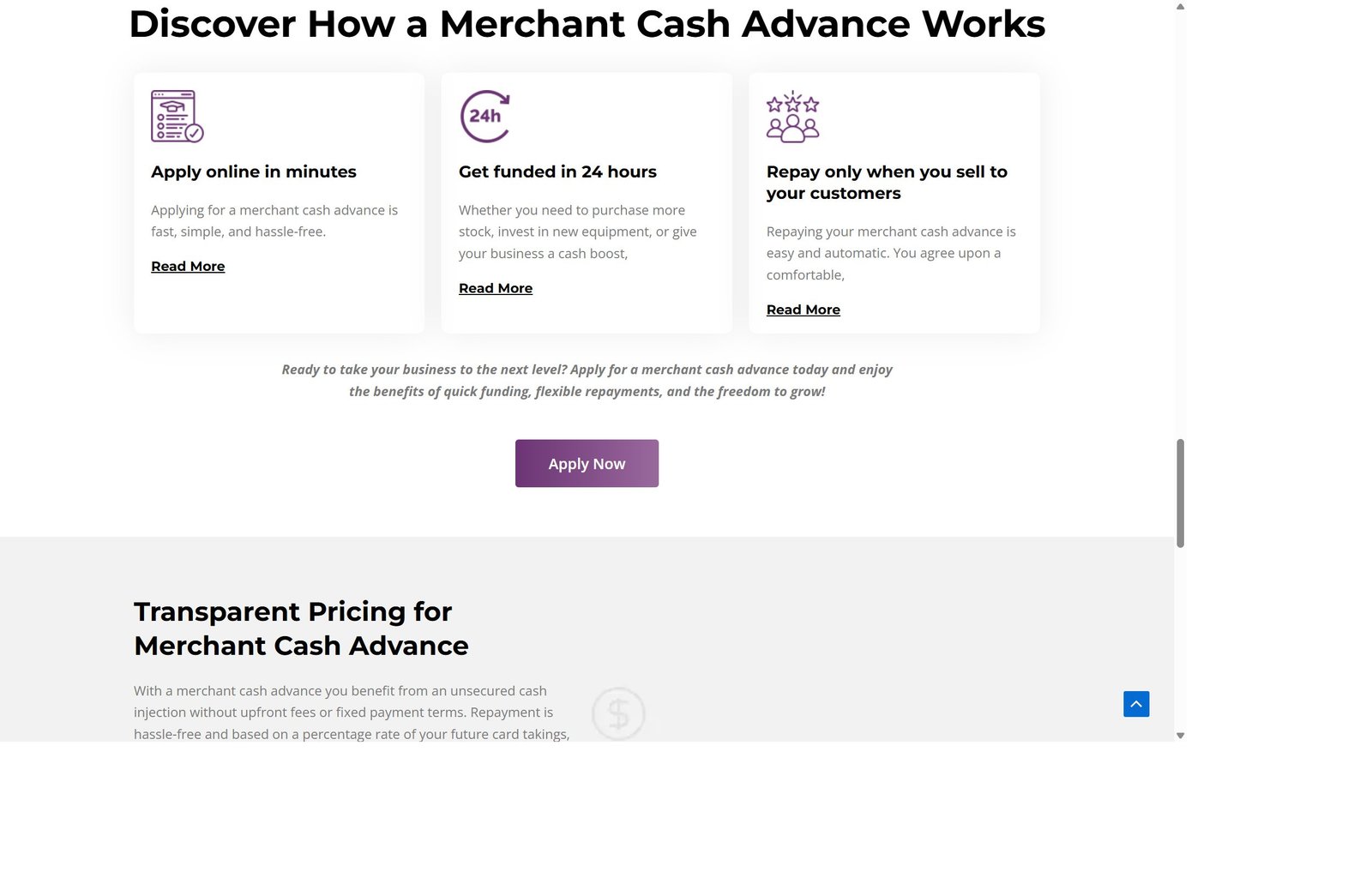 Merchant Funding Advance how it works
